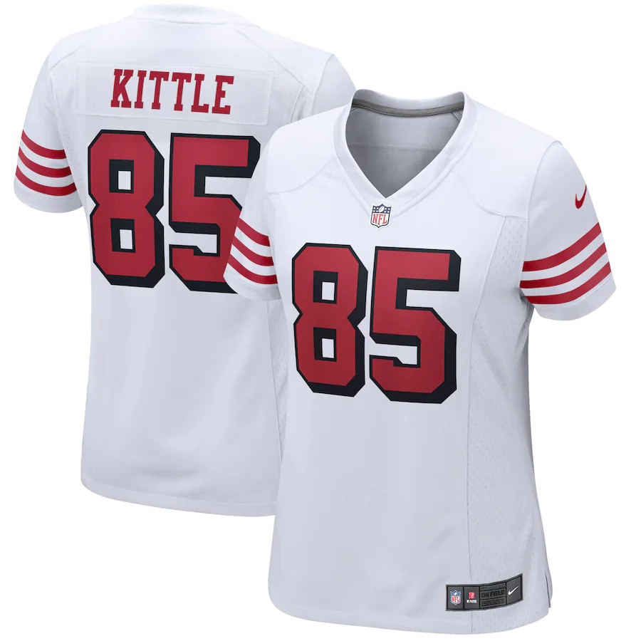 Custom Limited White Women Road Jersey NFL Customized Football San Francisco 49ers Vapor Untouchable->customized nfl jersey->Custom Jersey
